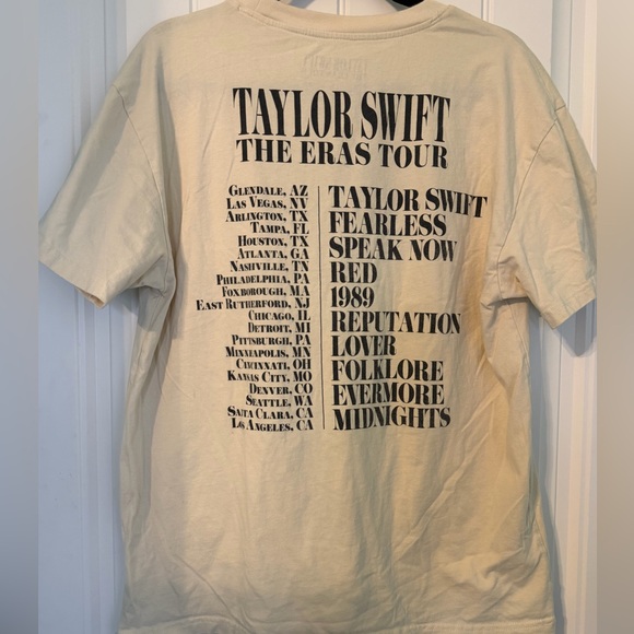 Taylor Swift The Eras Tour Tee LARGE - Picture 2 of 4